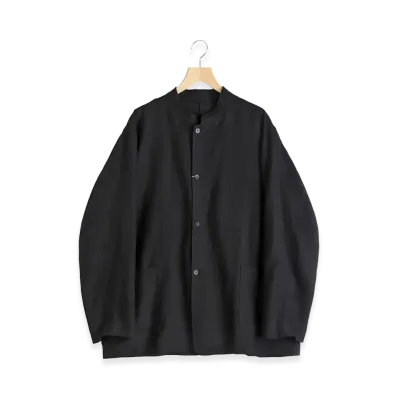 COMOLI Kanapa Stand Collar Jacket "Black"