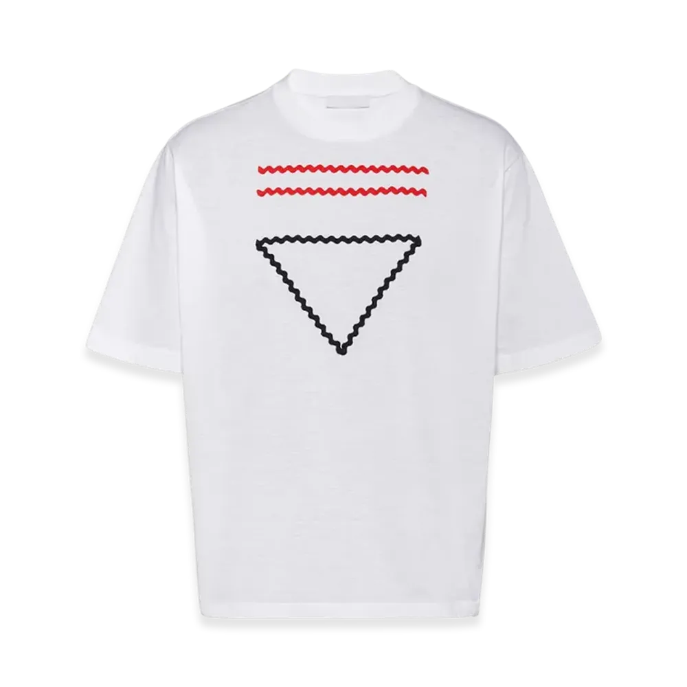 PRADA Cotton T-Shirt "White"