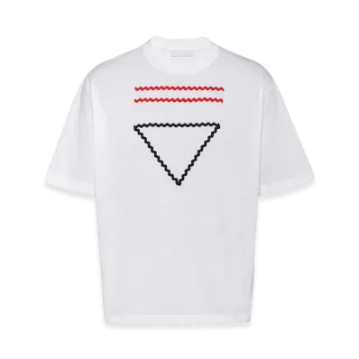PRADA Cotton T-Shirt "White"