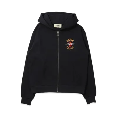 UNION x AWAKE NY Lockup Zip Hoodie "Black"