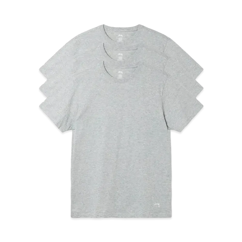 Stussy Undershirt 3 Pack "Grey" (FA24)
