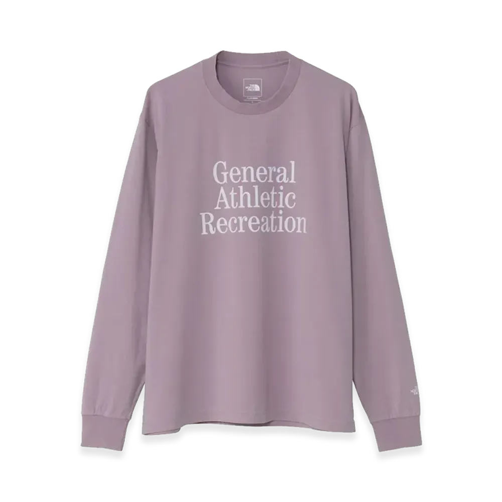 The North Face General Athletic Recreation Typographic Long Sleeve Tee Unisex "Sea Fog"