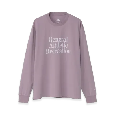 The North Face General Athletic Recreation Typographic Long Sleeve Tee Unisex "Sea Fog"