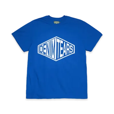 DENIM TEARS 3D Box Logo Tee "Blue"