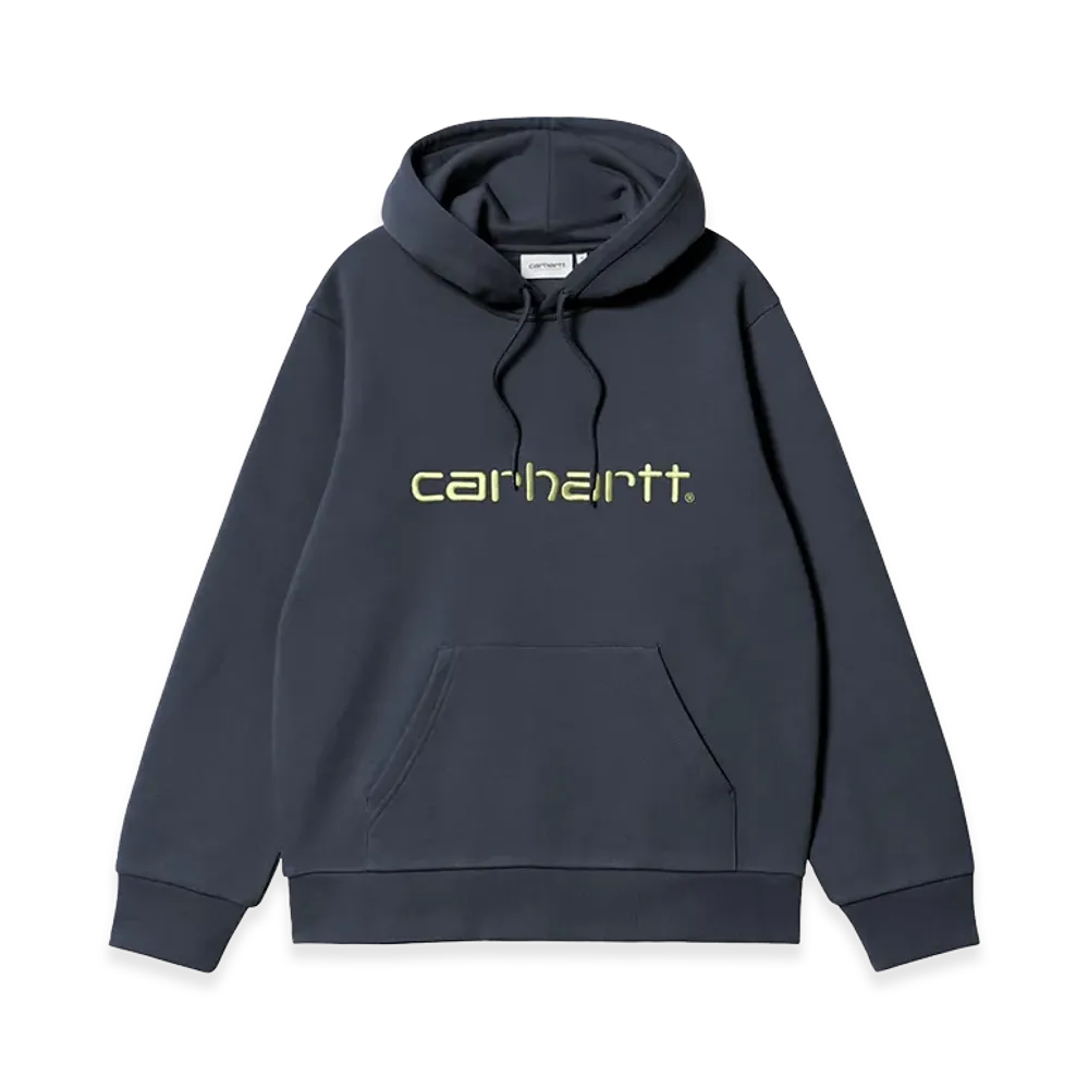 Carhartt WIP Hooded Carhartt Sweat "Deep Night/Gentle Green"