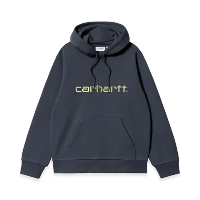 Carhartt WIP Hooded Carhartt Sweat "Deep Night/Gentle Green"