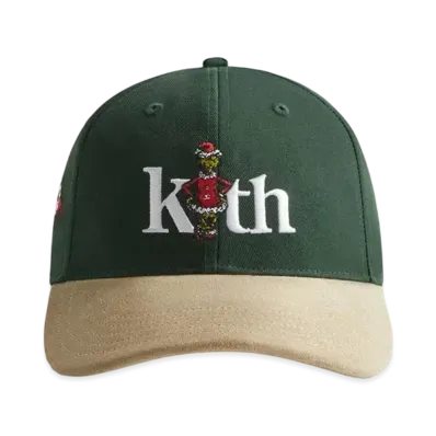 Kith x The Grinch Suede Brim Aaron Cap "Stadium"