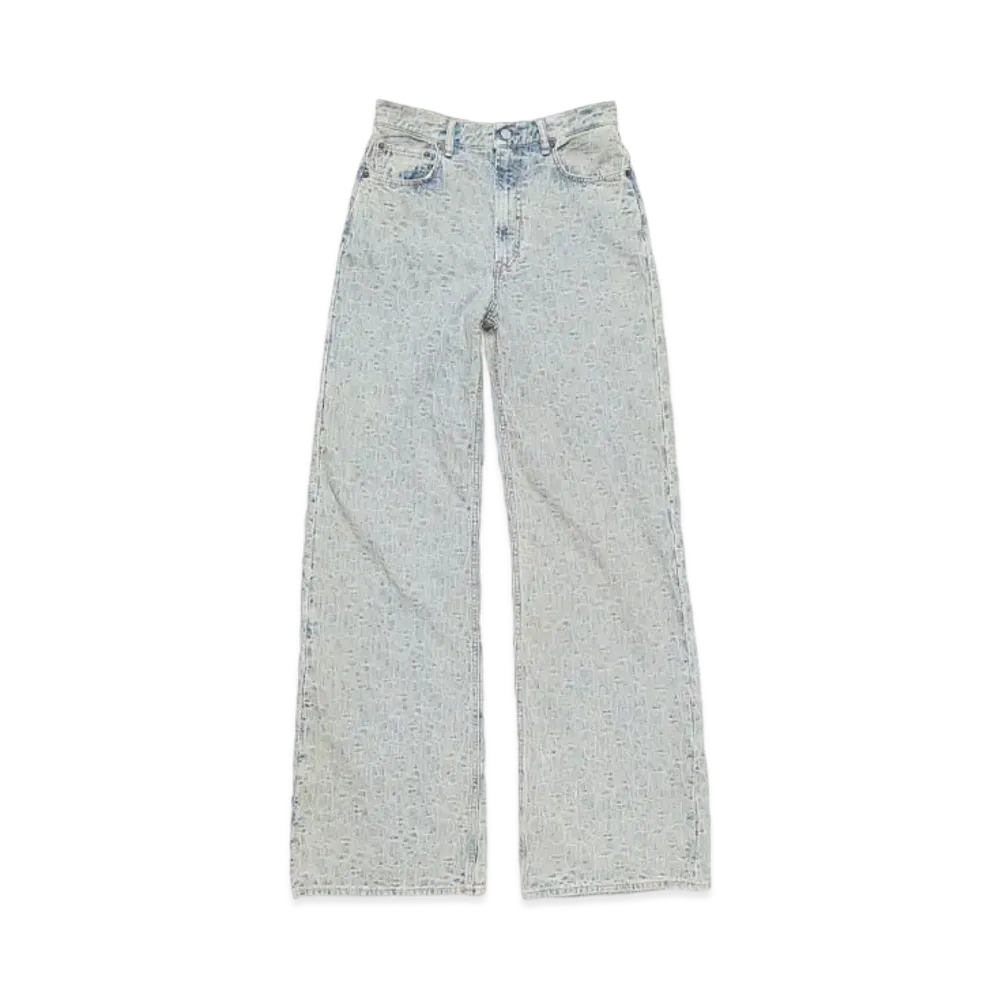 Acne Studios Relaxed Fit Jeans - Monogram 2022 "Blue/Beige"