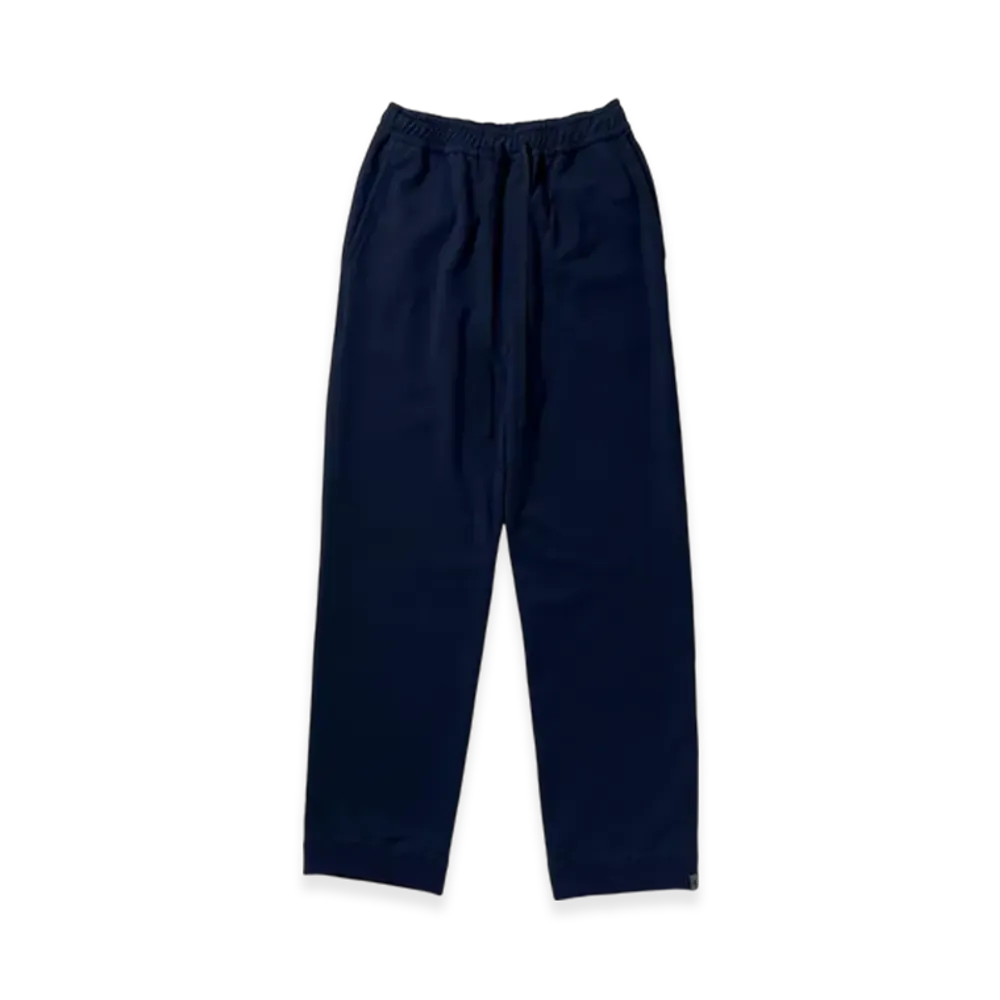 Perfect ribs Straight Wide Pants "Royal Navy"