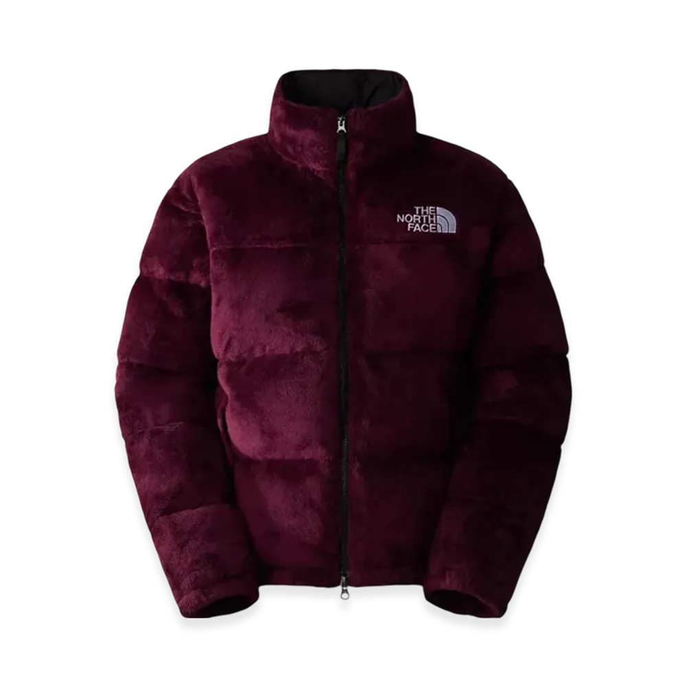 The North Face Versa Velour Nuptse Jacket (W) "Burgandy"
