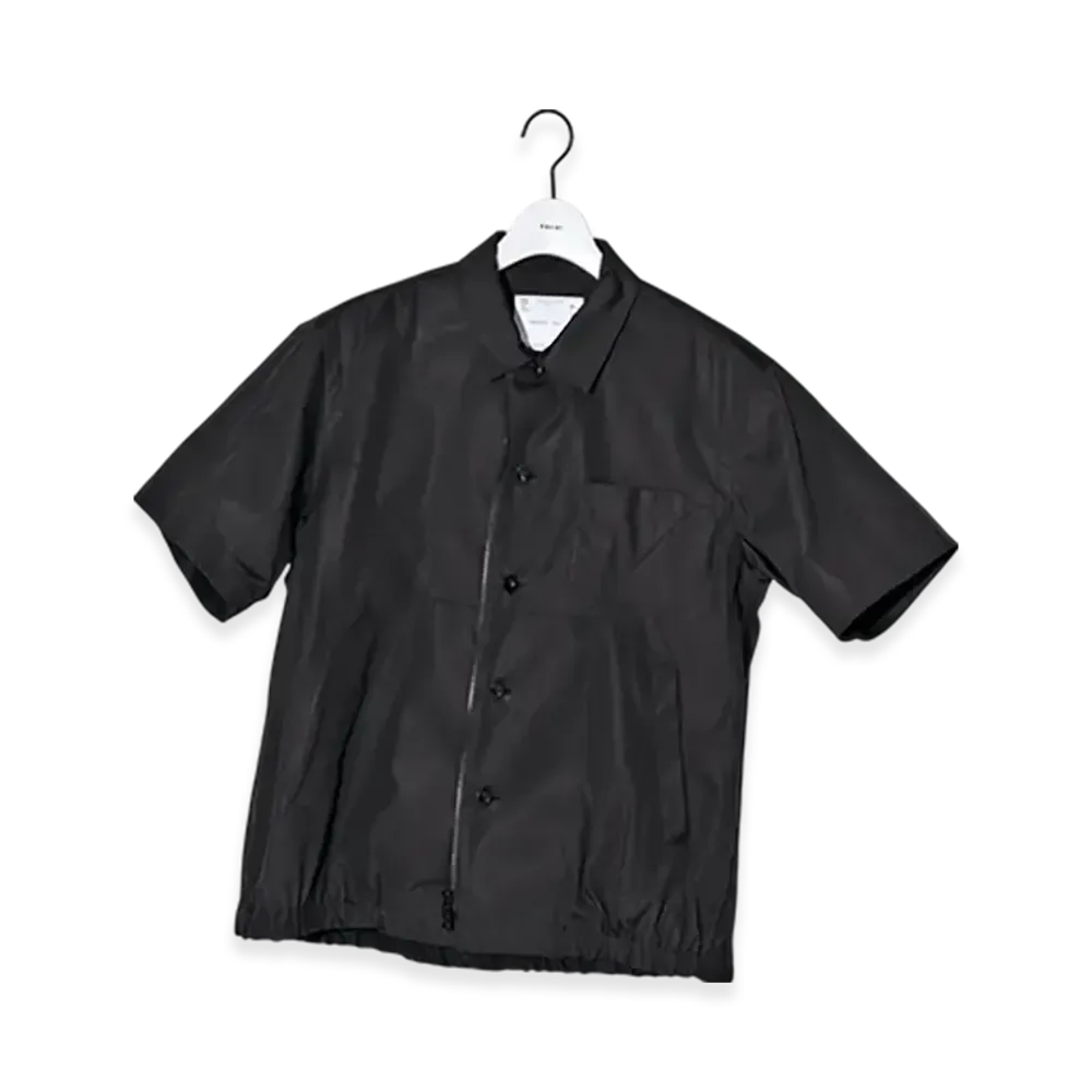 sacai Cotton Poplin Shirt "Black"