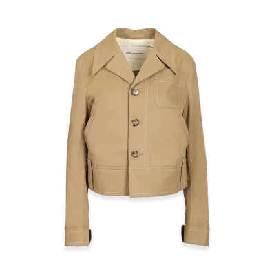 AMI PARIS Women's Cotton Jacket "Beige"