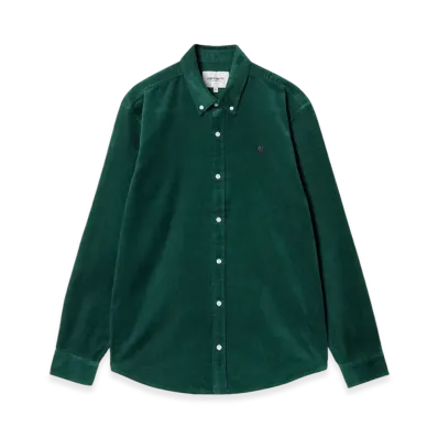 Carhartt WIP Madison Fine Cord Shirt "Chervil/Black"