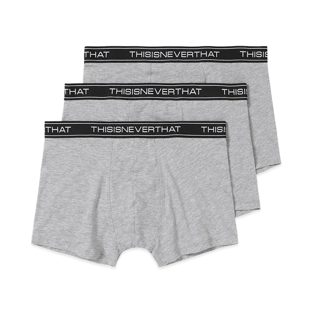thisisneverthat Cotton Briefs 3Pack "Grey"