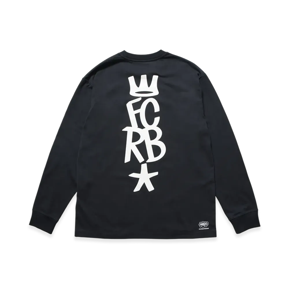 F.C.Real Bristol x Eric Haze Emblem L/S Tee "Black"