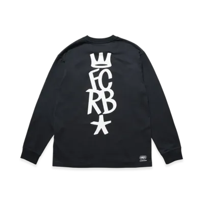 F.C.Real Bristol x Eric Haze Emblem L/S Tee "Black"