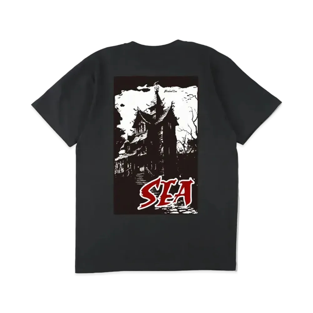 WIND AND SEA Halloween Mansion Tee "Black"
