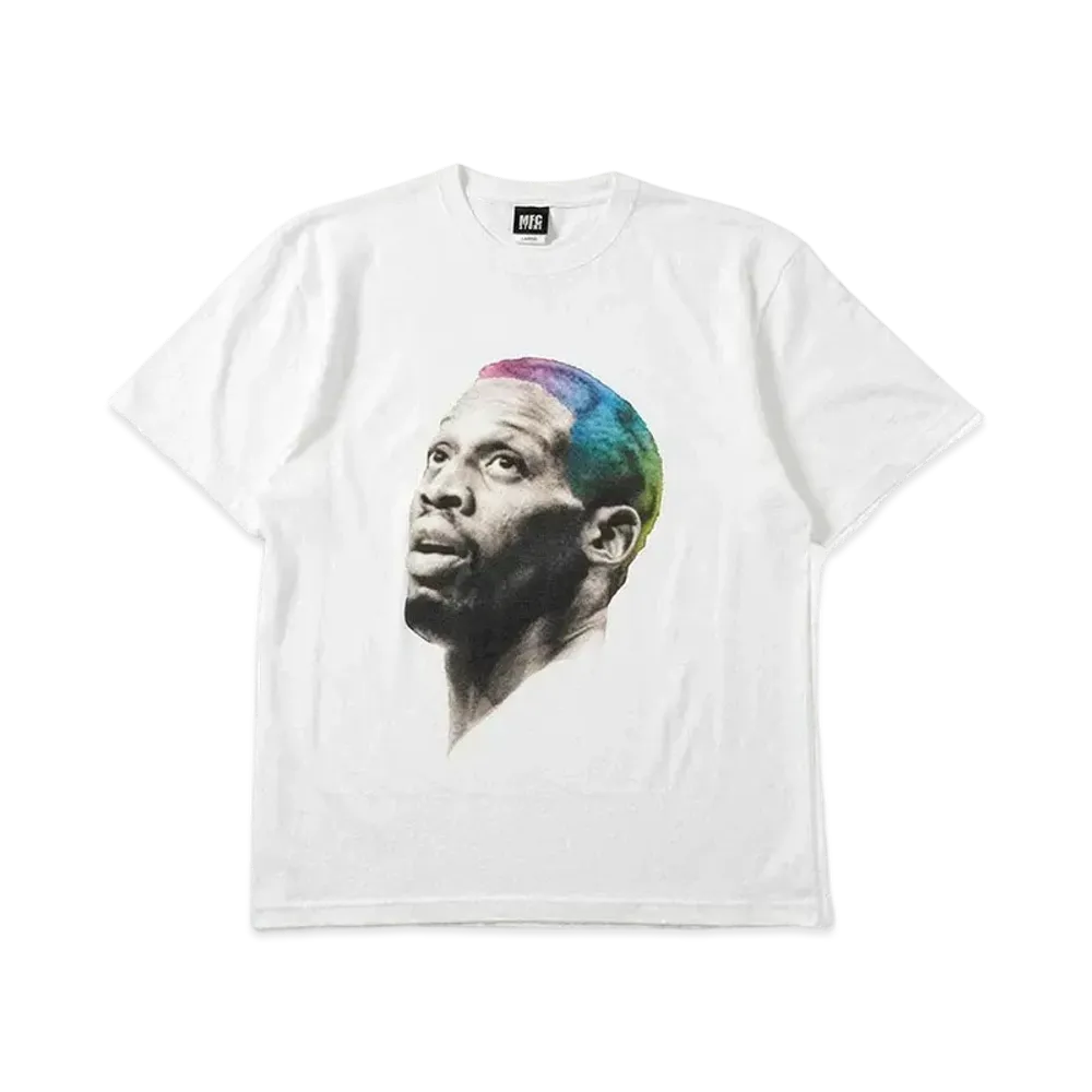 MFC STORE x DENNIS RODMAN x Victory DNA "Dennis Rodman" Tee "White/Multi"