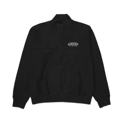 Stussy Fleece Track Jacket "Black"