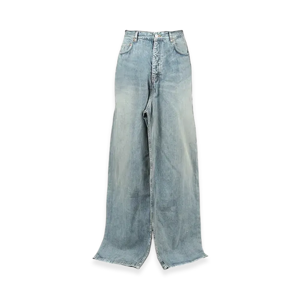BALENCIAGA Double Front Pants "Light Blue"