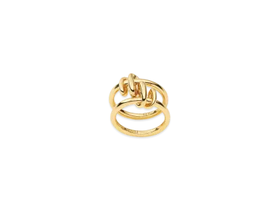 FENDI Filo Ring Set Metal Rings "Gold"