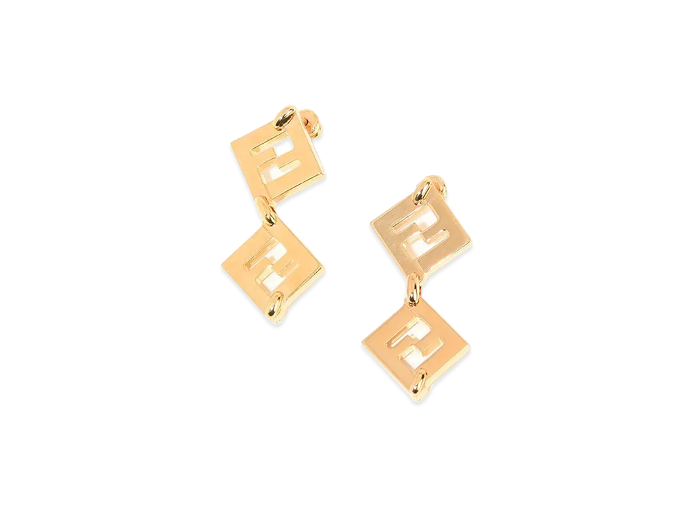 FENDI Women's Forever Earrings "Gold"