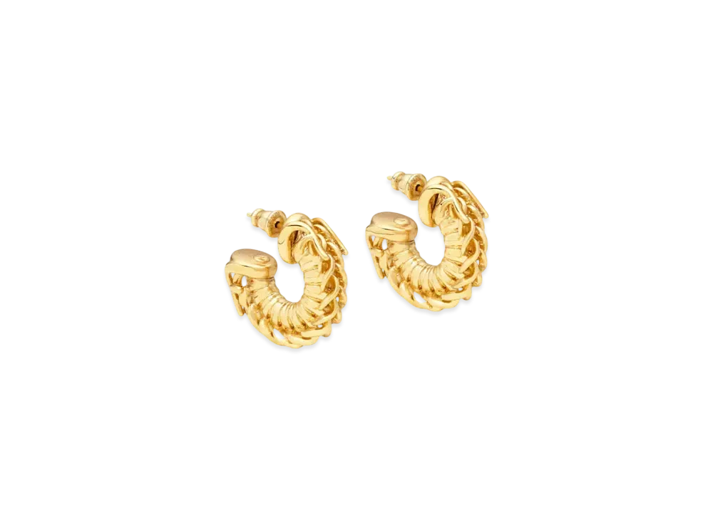 FENDI Filo Earrings "Gold"