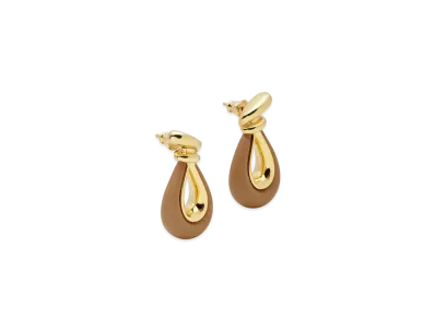 FENDI Filo Earrings "Beige"