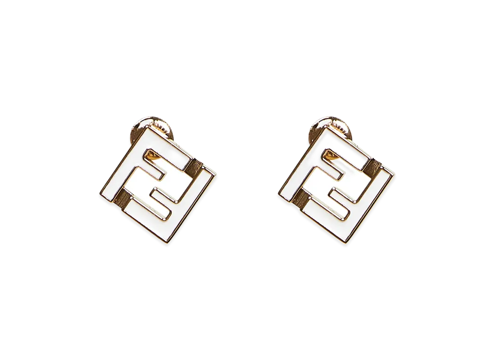 FENDI Women's Earrings "White"