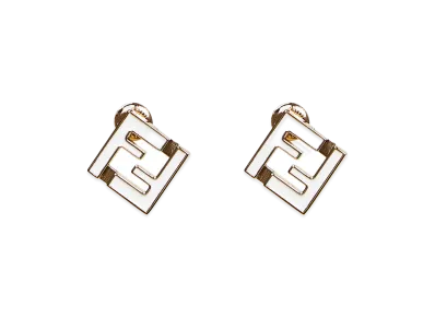 FENDI Women's Earrings "White"