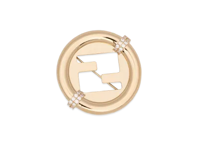 FENDI Women's Brooch "Gold"