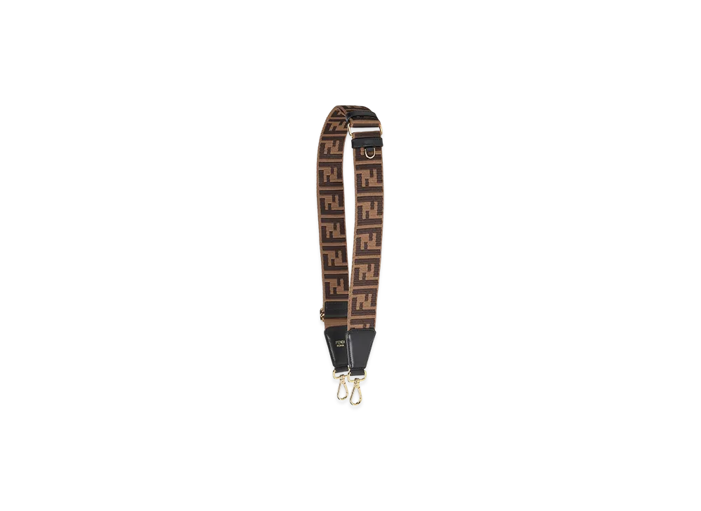 FENDI Strap You Fabric Shoulder Strap "Brown"