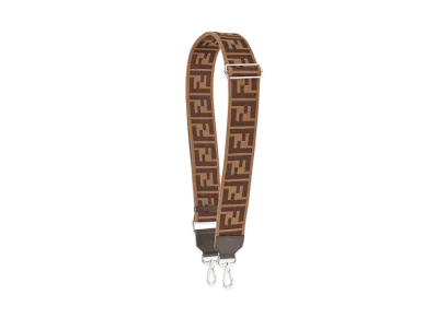 FENDI Strap You Webbing Shoulder Strap "Brown"