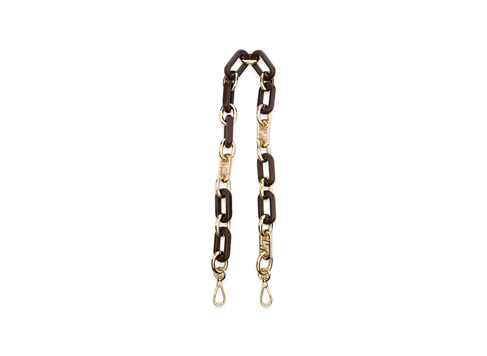 FENDI Women's Bag Charm "Brown/Gold"