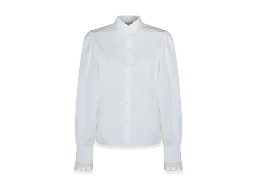 Valentino Women's Embroidered Shirt "White"