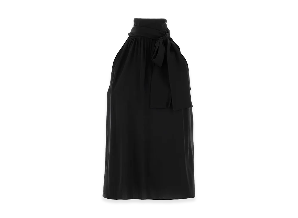 Valentino Women's Crepe Top "Black"