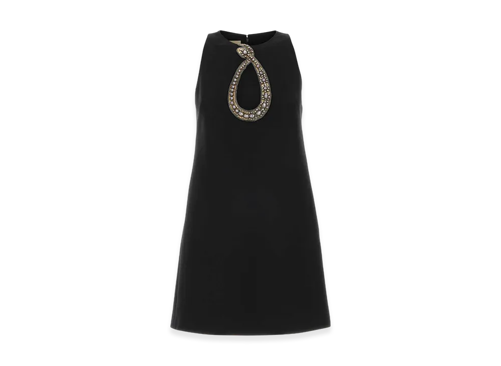 Valentino Women's Short Flared Dress "Black"