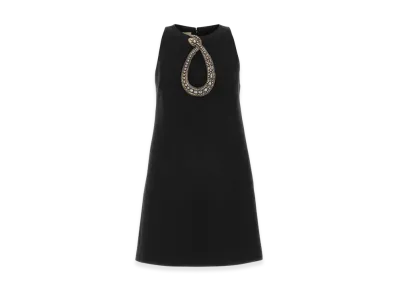 Valentino Women's Short Flared Dress "Black"
