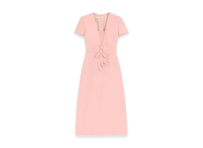 Valentino Women's Wool Blend Dress "Pink"