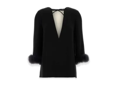 Valentino Women's Silk Blouse "Black"