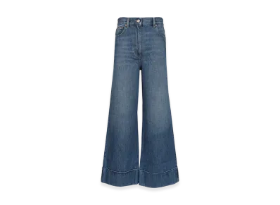 Valentino Women's Denim Trousers "Blue"