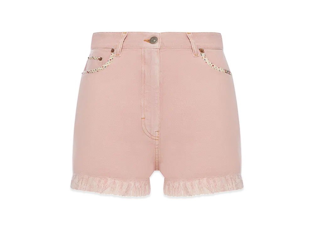 Valentino Women's Denim Shorts "Nude/Neutrals"