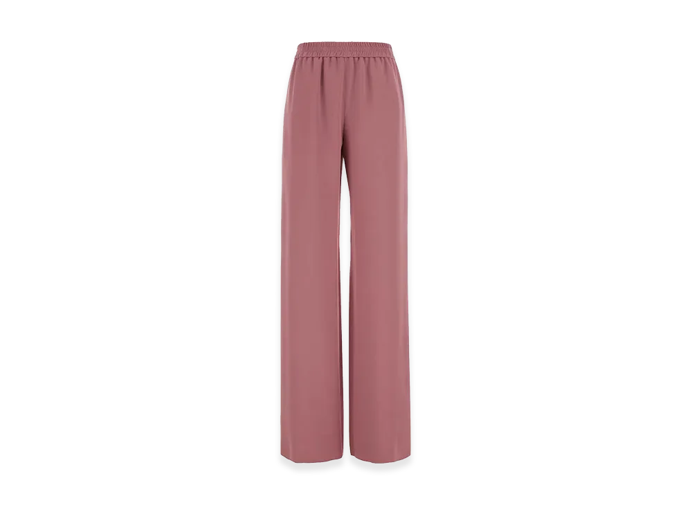 Valentino Women's Silk Wide-Leg Pant "Antiqued Pink"