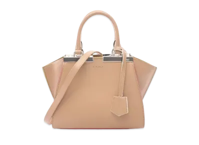FENDI Mini Trowele Diary Handbag "Light Brown"