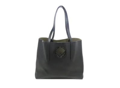 FENDI Logo Chopper Tote Bag "Black"