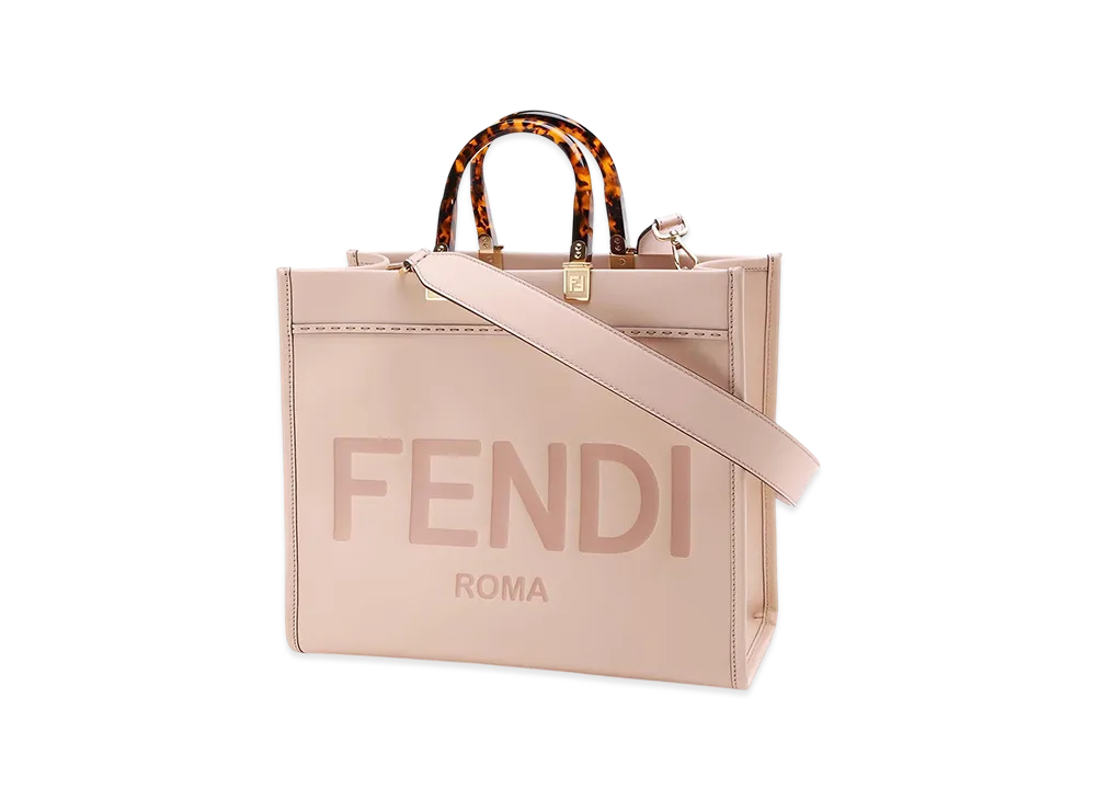 FENDI 2Way Tote Bag/Sunshine Medium "Poudre"