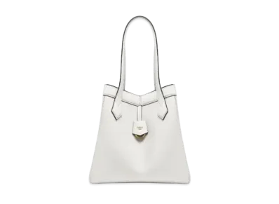 FENDI Origami Medium Leather Bag "White"