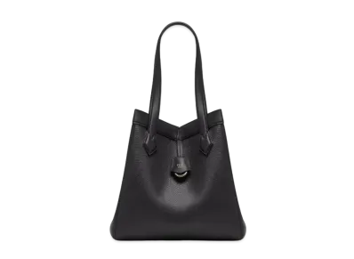 FENDI Origami Large Leather Bag That Can Be Transformed "Black"