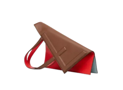 FENDI Flip Medium Color Block Leather Bag That Can Be Transformed "Multicolor"