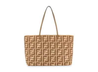 FENDI Women's Roll Large Shopping Bag "Beige"